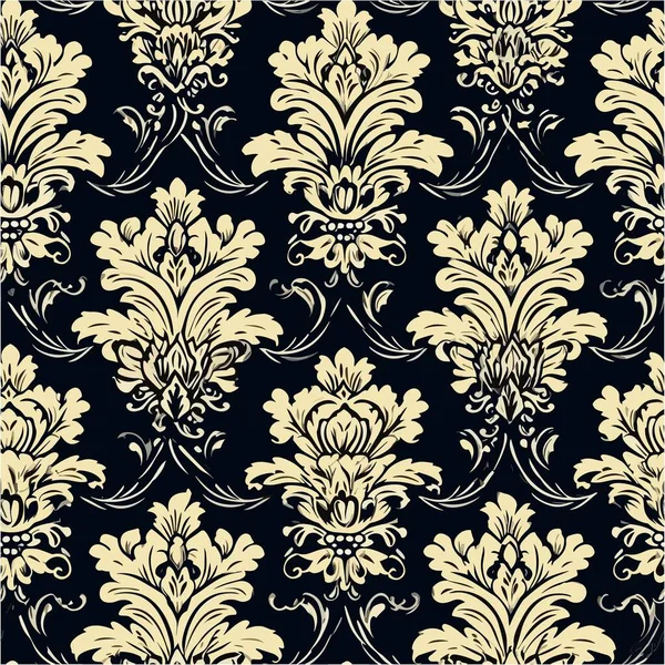 damasko çiçek seamless modeli.
