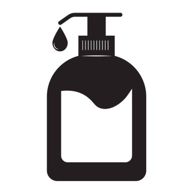 bottle icon, simple vector design
