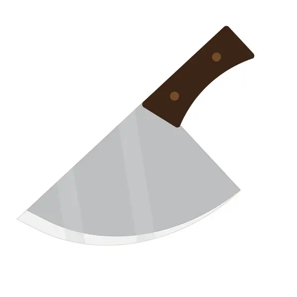Messer Küchenutensilien Symbol Vektor — Stockfoto