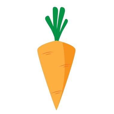 Havuç taze yiyecek izole edilmiş ikon