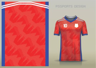 Spor giysi üretiminde ya da arka plan olarak kullanılmak üzere spor gömleği tasarımı