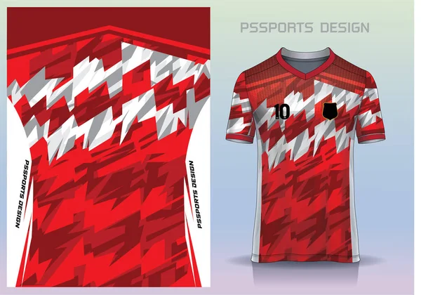 Padrão Design Ilustração Fundo Têxtil Para Esportes Shirt Camisola Futebol — Vetor de Stock