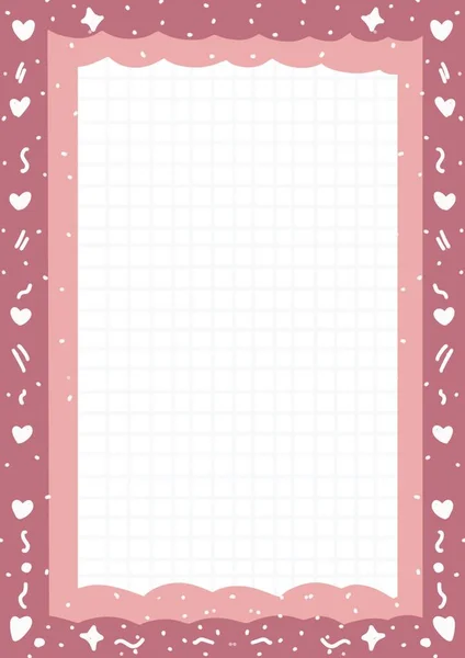 Vector Picture Cute Sheet Pastel Paper — Stock Photo, Image