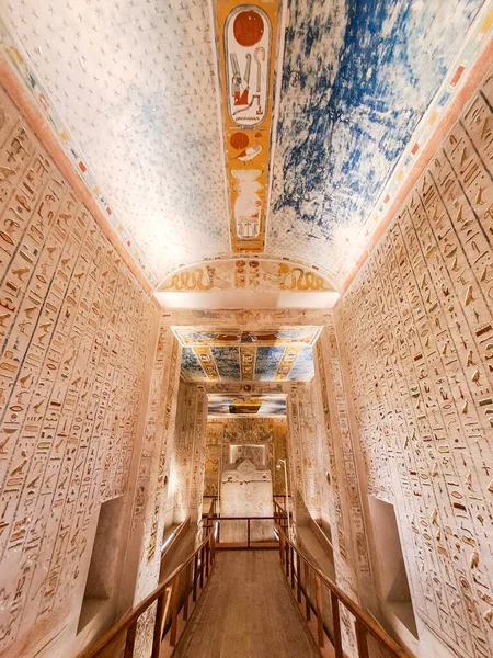 Долина Королів Гробниці Фараонів Тутанхамона Луксор Єгипет Стародавня Пам Ятка — стокове фото