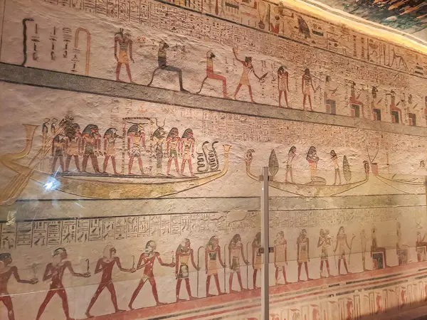 Долина Королів Гробниці Фараонів Тутанхамона Луксор Єгипет Стародавня Пам Ятка — стокове фото