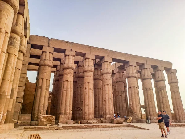 Luxor Egypt Června 2023 Starověké Zříceniny Chrámu Karnak Luxoru Egypt — Stock fotografie