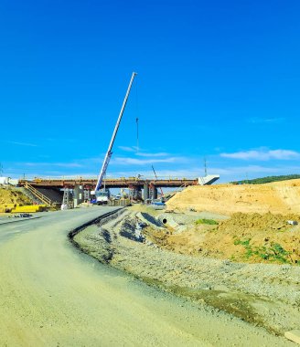 Orlik - Çek - 28 Eylül 2023: köprü kirişlerden yapılmıştır. Yüksek kalite fotoğraf