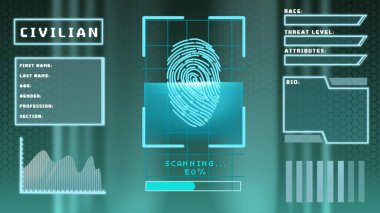 Gelecekteki teknoloji dijital soyut arkaplan kavramı