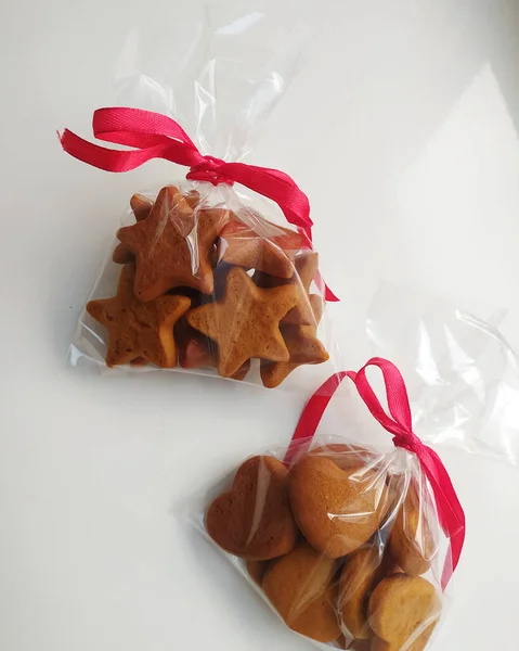 Christmas Cookies Basket — Stock Photo, Image