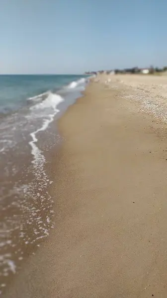 Песчаное Побережье Средиземного Моря Севере Израиля — стоковое фото