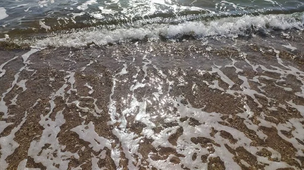 Ondas Mar Praia — Fotografia de Stock
