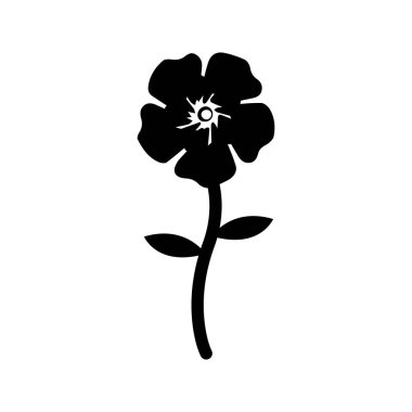 Çiçek ikonu düz. Çizim izole vektör işareti sembolü