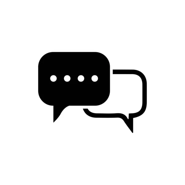 Iconos Del Mensaje Chat Diseño Vectores — Vector de stock
