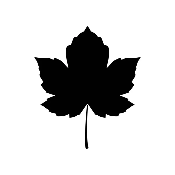 加拿大图标秋叶病媒 — 图库矢量图片