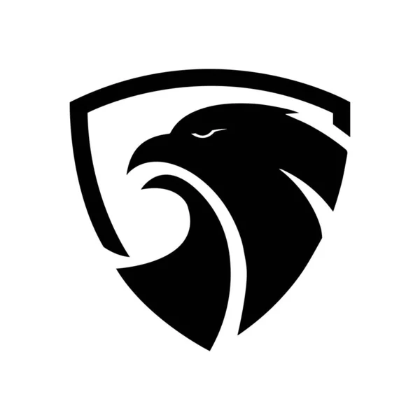Eagle Shield Security Logo Abstract Symbol Security Shield Protection Logo — Stock Vector