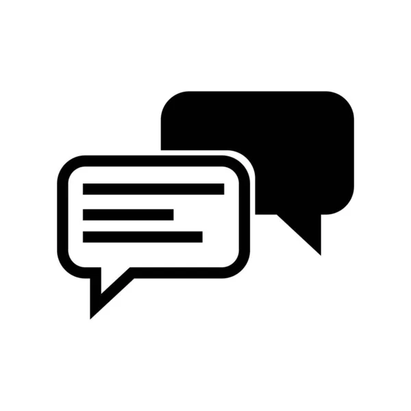 Iconos Del Mensaje Chat Diseño Vectores — Vector de stock