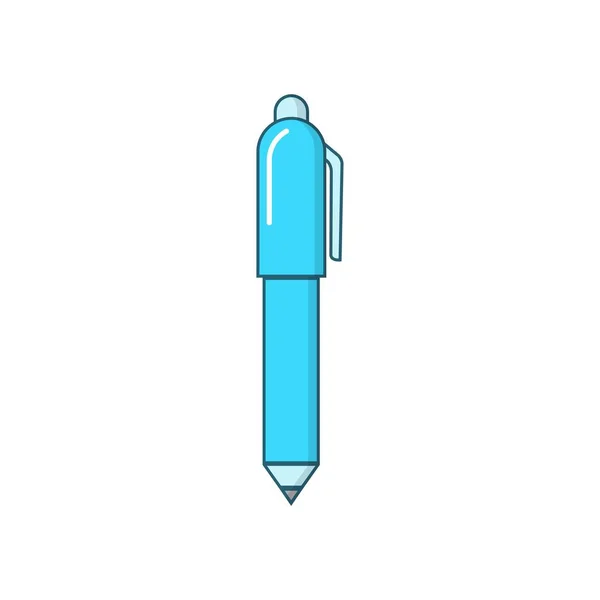 Bolígrafo Vector Icono Papelería — Vector de stock