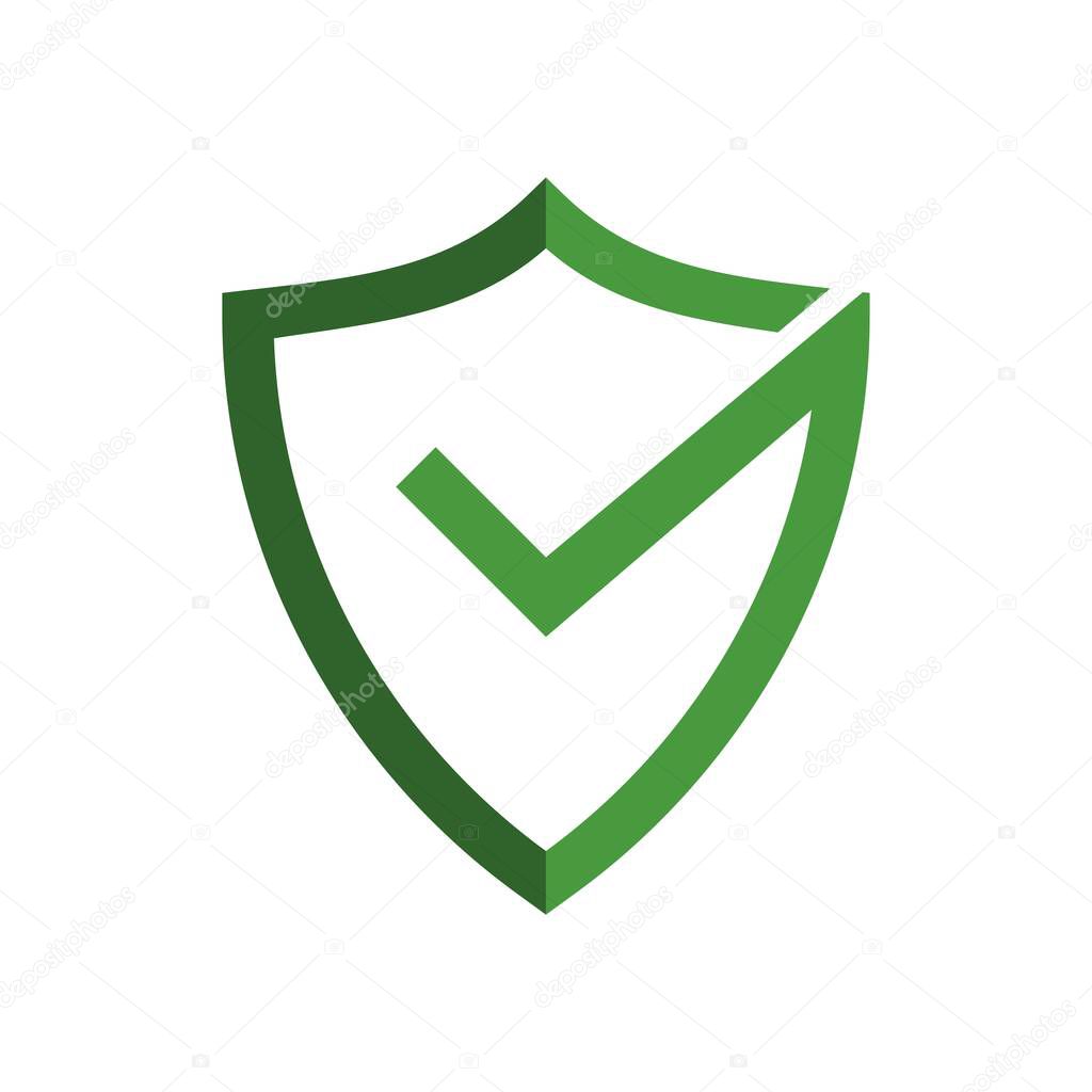 Shield icon vector design template
