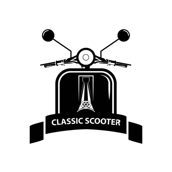 stock vector Classic Scooter Logo Design Inspiration