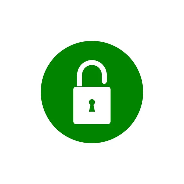 Padlock Security Icon Vector Illustration — Stock Vector