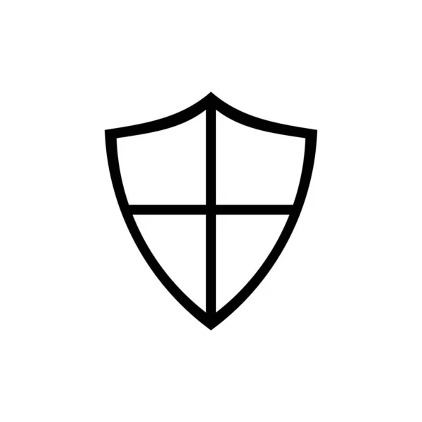 Shield Symbol Vektor Design Vorlage — Stockvektor