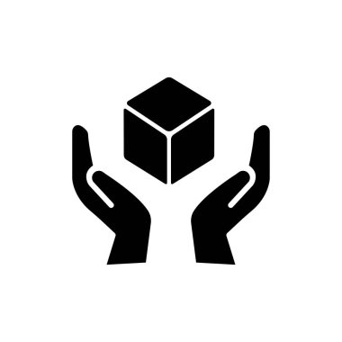 Dikkat et kırılgan simge vektörü