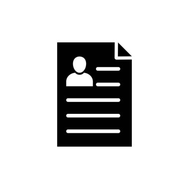 Belgeler cv, dosya vektör simgesi. Kaliteli grafik tasarım simgesi. Web siteleri, web tasarımı, mobil uygulama için koleksiyon simgelerinden biri