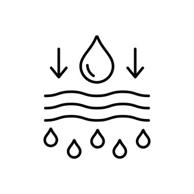 Nemlendirici kremin vektör piktogramı. Cilt gösterimi, kozmetik ambalajı için imza.