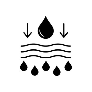 Nemlendirici kremin vektör piktogramı. Cilt gösterimi, kozmetik ambalajı için imza.