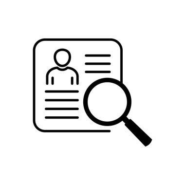 Beyaz arkaplanda izole edilmiş insan simgesi vektörü.