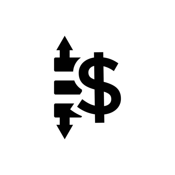 Operating Profit Loss Icon Trendy Flat Vector Operating Profit Loss — Stock Vector