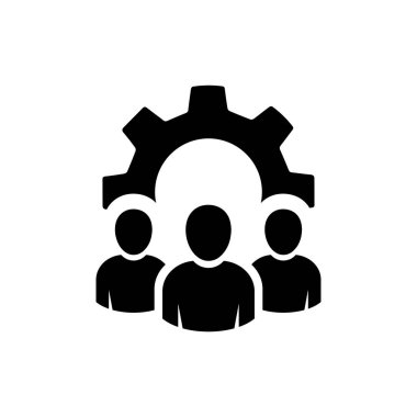 Management Icon. Teamwork management icon. Business team. Company leader, supervisor. Partnership icon. Organization workforce. Facility. Crowd management. Businessman career development. CRM.