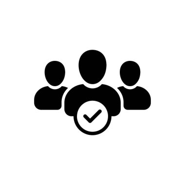 Kullanıcı grup simgesi. Yönetim İşletme Takım Lideri İşareti. Sosyal medya, takım çalışması konsepti. İşaretle işaretle, işaretle. Kişi, müşteri testi