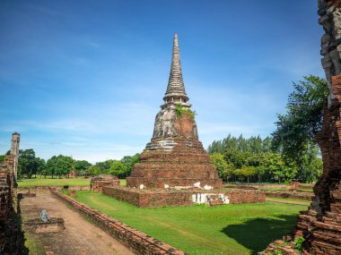 Ayutthaya, Tayland 'daki antik tapınak kalıntıları