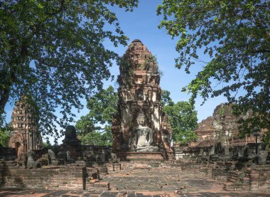 Ayutthaya, Tayland 'daki antik tapınak kalıntıları