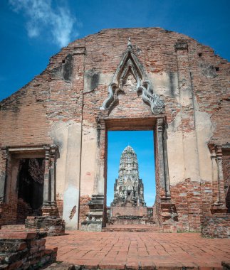 Ayutthaya, Tayland 'daki antik tapınak kalıntıları