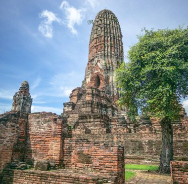 Ayutthaya, Tayland 'daki antik tapınak kalıntıları