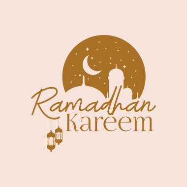 Şablon Ramadhan Kareem, Instagram gönderileri, tebrik kartı şablonu, kartpostal, davetiye