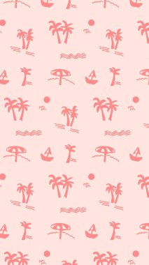 El çizimi çok az soyut şekiller. Çağdaş baskı kolajı. Tasarım için modaya uygun şablon.