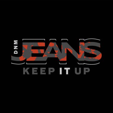 Tişört için vektör tipografi kotu. Basit bir tarz için mükemmel