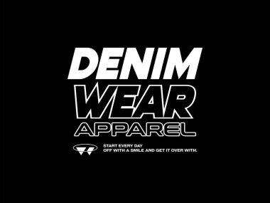 Tişört tasarımı, sokak kıyafetleri, kotlar vektör tipografisi modern giyim için mükemmel.