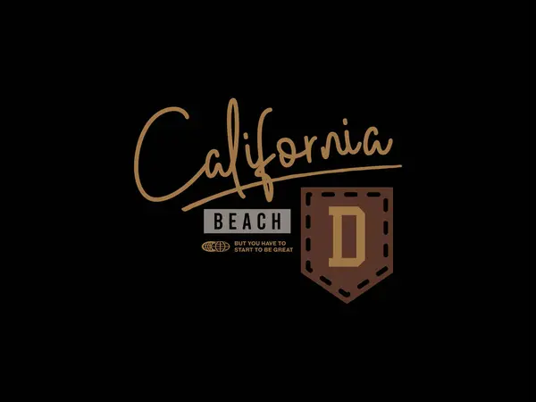 California, tasarım, sokak kıyafetleri, vektör tipografisi, modern kıyafetler için mükemmel.