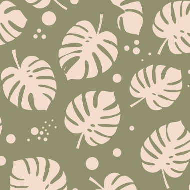 Boho Canavarı Kusursuz Şekil Bırakıyor Doğal Yeşil Arkaplan Tasarımı