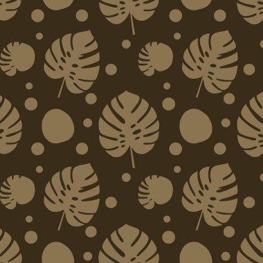 Koyu Kahverengi Tropikal Canavar Kusursuz Şekil Bırakıyor