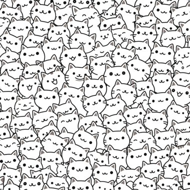 Şirin Kedi Karikatür Çizgi Filmi Kedicik Çizimi