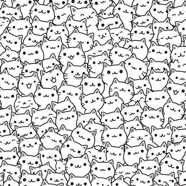 Симпатичная Cat Doodle Patty Kitty