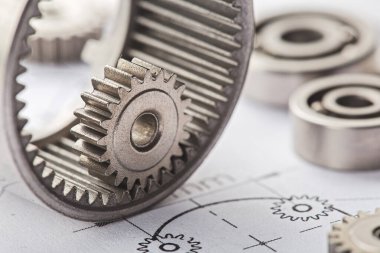 Vitesler, yataklar ve mekanizma parçaları. Mekanik bloklama ve inşaat elementleri..