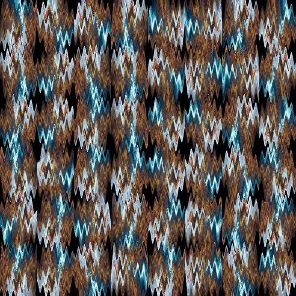Бесшовный Абстрактный Рисунок Коричневых Синих Тонах — стоковое фото