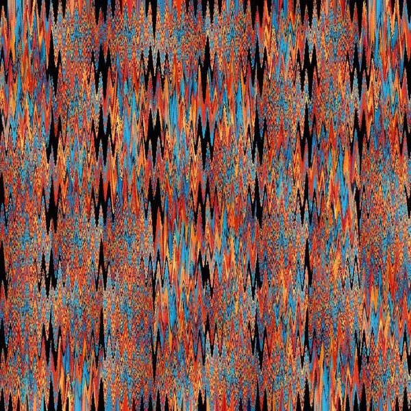 青と赤のトーンでシームレスな抽象パターン — ストック写真
