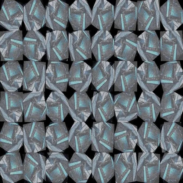 抽象的なカラフルな六角形のパターンシームレスなパターン — ストック写真